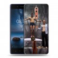 Дизайнерский пластиковый чехол для Nokia 8 Ганнибал