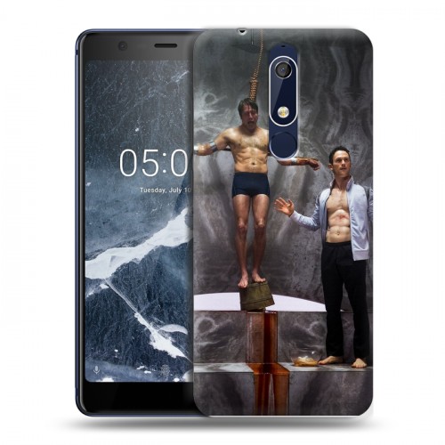 Дизайнерский пластиковый чехол для Nokia 5.1 Ганнибал