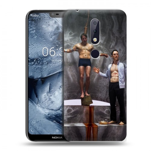 Дизайнерский пластиковый чехол для Nokia 6.1 Plus Ганнибал