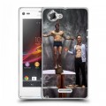 Дизайнерский пластиковый чехол для Sony Xperia L Ганнибал