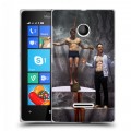 Дизайнерский пластиковый чехол для Microsoft Lumia 435 Ганнибал