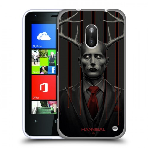 Дизайнерский пластиковый чехол для Nokia Lumia 620 Ганнибал