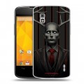 Дизайнерский пластиковый чехол для LG Google Nexus 4 Ганнибал