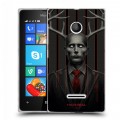 Дизайнерский пластиковый чехол для Microsoft Lumia 435 Ганнибал