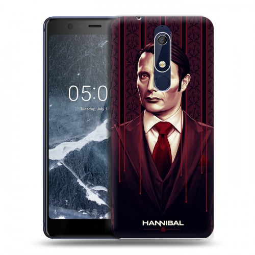 Дизайнерский пластиковый чехол для Nokia 5.1 Ганнибал