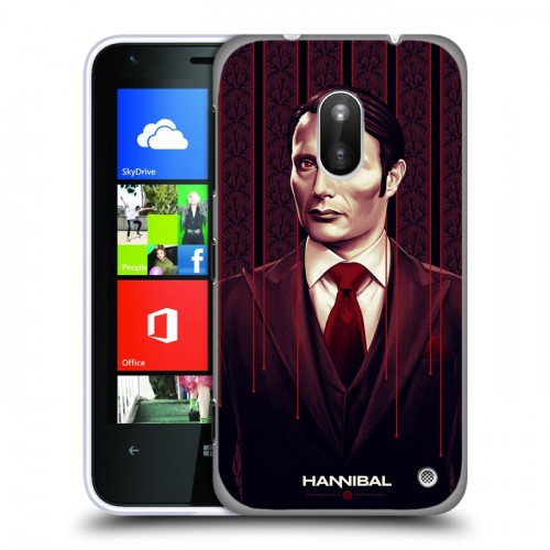 Дизайнерский пластиковый чехол для Nokia Lumia 620 Ганнибал