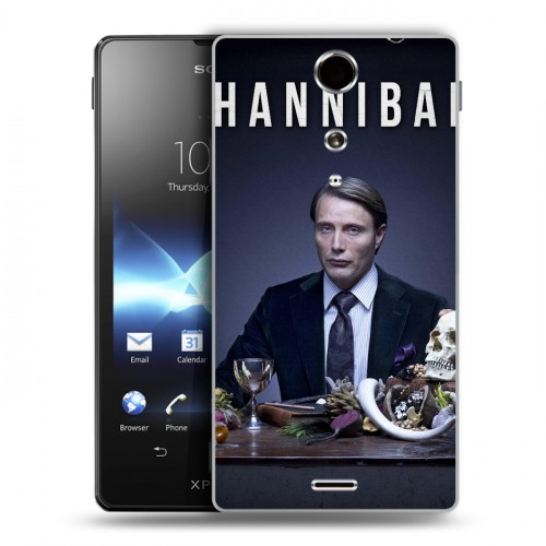 Дизайнерский пластиковый чехол для Sony Xperia TX Ганнибал