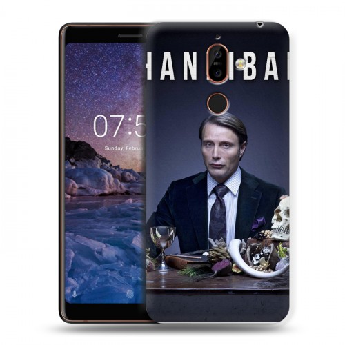 Дизайнерский пластиковый чехол для Nokia 7 Plus Ганнибал