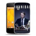 Дизайнерский пластиковый чехол для LG Google Nexus 4 Ганнибал