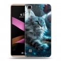 Дизайнерский пластиковый чехол для LG X Style Кошки