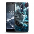 Дизайнерский пластиковый чехол для Nokia 5.1 Кошки