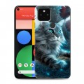Дизайнерский пластиковый чехол для Google Pixel 5 Кошки