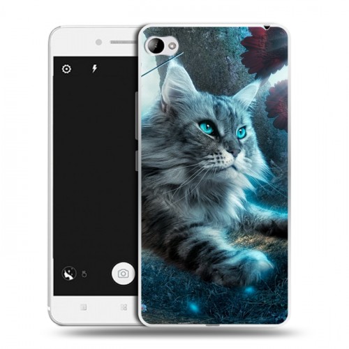 Дизайнерский пластиковый чехол для Lenovo S90 Кошки