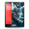 Дизайнерский силиконовый чехол для Xiaomi RedMi Note Кошки