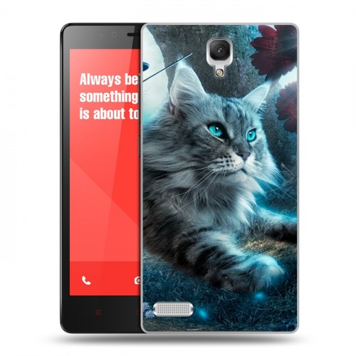 Дизайнерский силиконовый чехол для Xiaomi RedMi Note Кошки