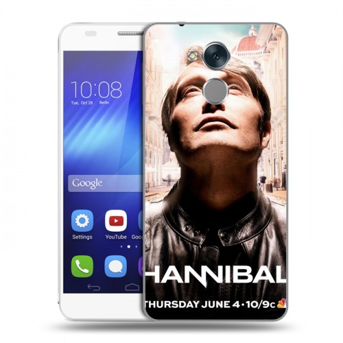 Дизайнерский пластиковый чехол для Huawei Honor 6C Ганнибал