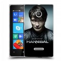 Дизайнерский пластиковый чехол для Microsoft Lumia 435 Ганнибал