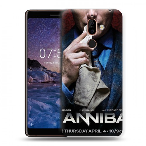 Дизайнерский пластиковый чехол для Nokia 7 Plus Ганнибал