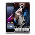 Дизайнерский силиконовый чехол для Sony Xperia E1 Ганнибал