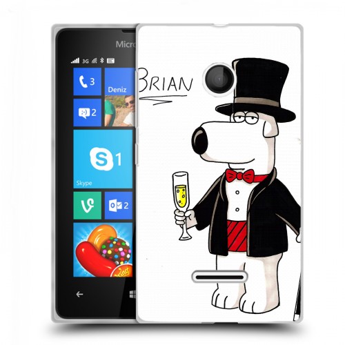 Дизайнерский пластиковый чехол для Microsoft Lumia 435 Гриффины