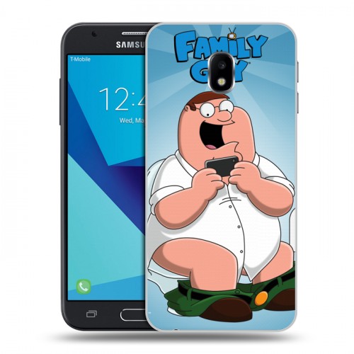 Дизайнерский пластиковый чехол для Samsung Galaxy J3 (2017) Гриффины