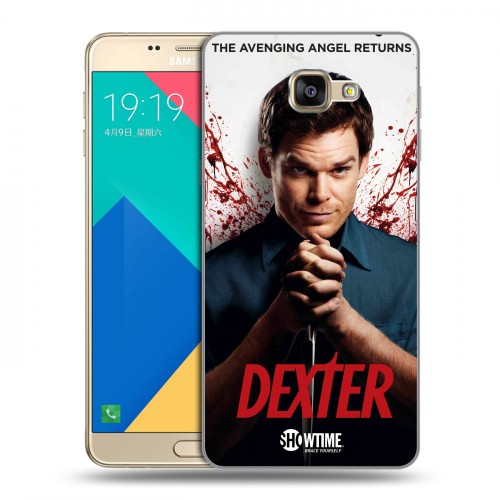 Дизайнерский силиконовый чехол для Samsung Galaxy A9 Декстер