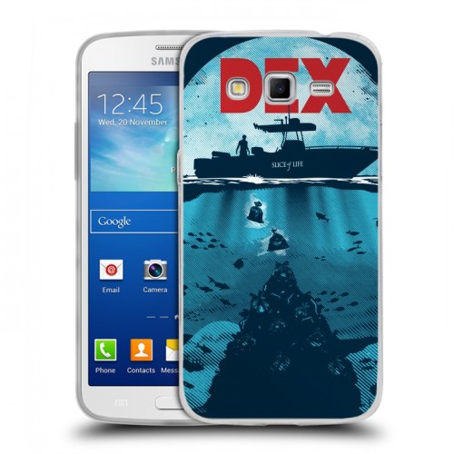 Дизайнерский пластиковый чехол для Samsung Galaxy Grand 2 Декстер