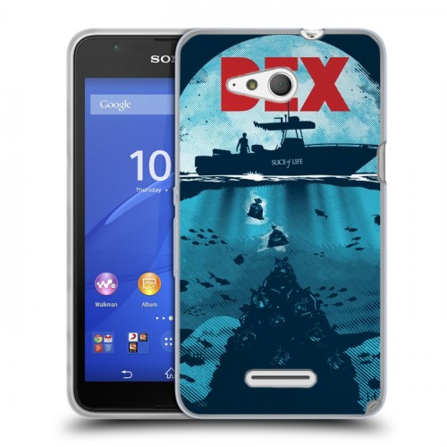 Дизайнерский пластиковый чехол для Sony Xperia E4g Декстер