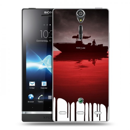 Дизайнерский пластиковый чехол для Sony Xperia S Декстер