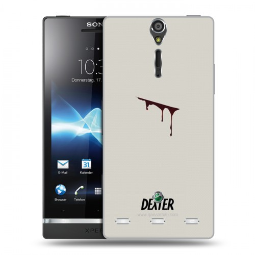 Дизайнерский пластиковый чехол для Sony Xperia S Декстер