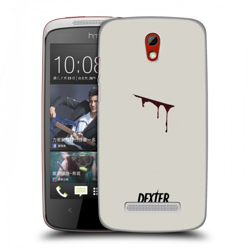 Дизайнерский пластиковый чехол для HTC Desire 500 Декстер