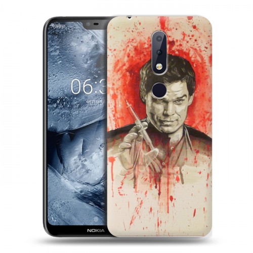 Дизайнерский силиконовый чехол для Nokia 6.1 Plus Декстер