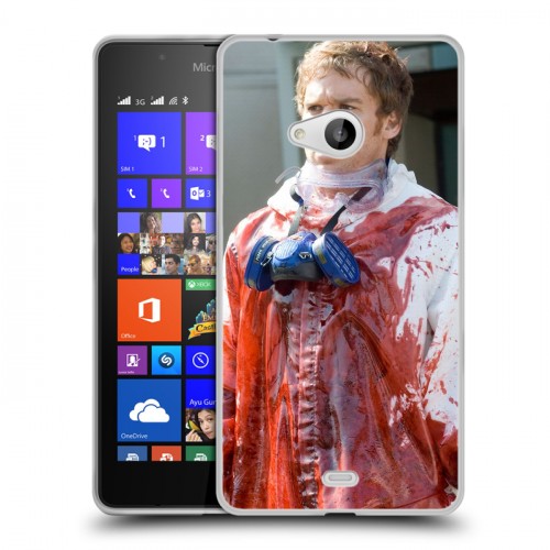 Дизайнерский пластиковый чехол для Microsoft Lumia 540 Декстер