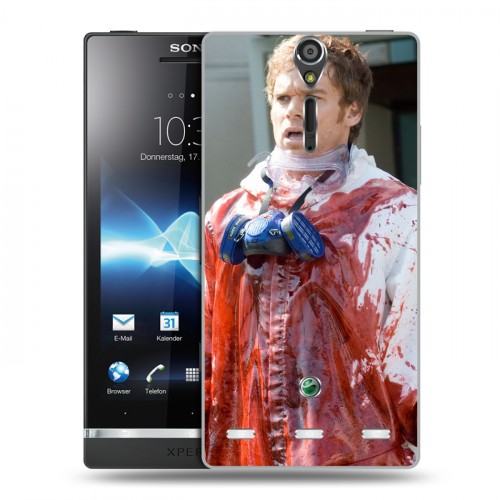 Дизайнерский пластиковый чехол для Sony Xperia S Декстер