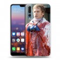 Дизайнерский силиконовый с усиленными углами чехол для Huawei P20 Pro Декстер