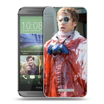 Дизайнерский силиконовый чехол для HTC Desire 510 Декстер (на заказ)