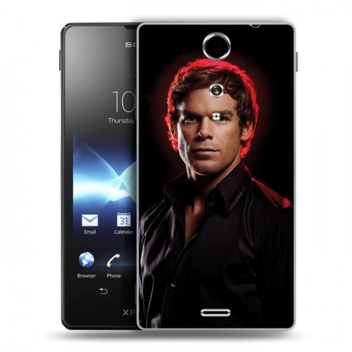 Дизайнерский пластиковый чехол для Sony Xperia TX Декстер