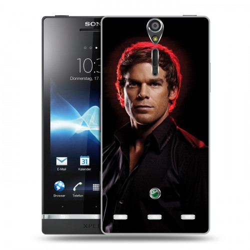 Дизайнерский пластиковый чехол для Sony Xperia S Декстер