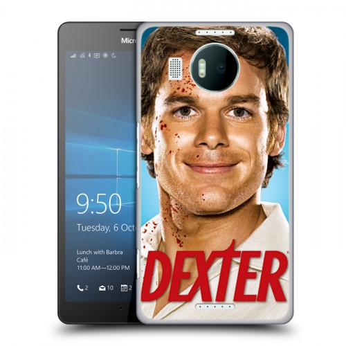 Дизайнерский пластиковый чехол для Microsoft Lumia 950 XL Декстер