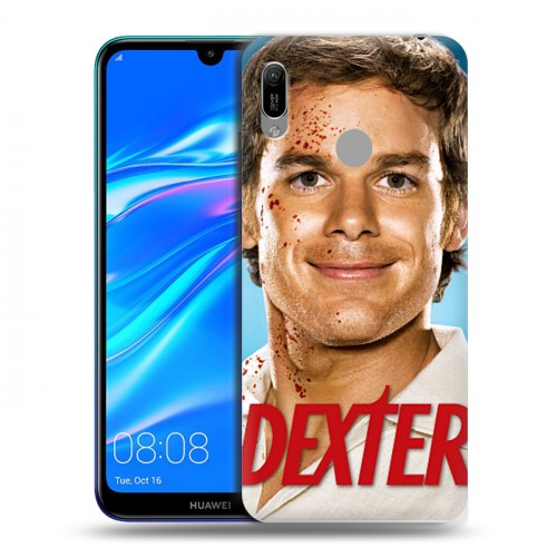Дизайнерский пластиковый чехол для Huawei Y6 (2019) Декстер