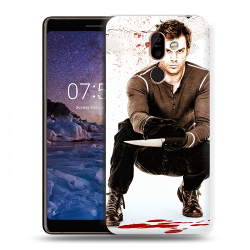 Дизайнерский пластиковый чехол для Nokia 7 Plus Декстер