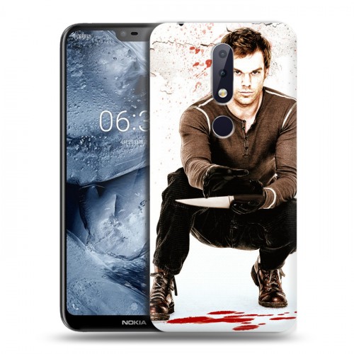 Дизайнерский пластиковый чехол для Nokia 6.1 Plus Декстер