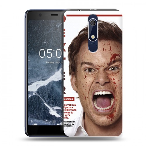 Дизайнерский пластиковый чехол для Nokia 5.1 Декстер