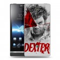 Дизайнерский пластиковый чехол для Sony Xperia S Декстер