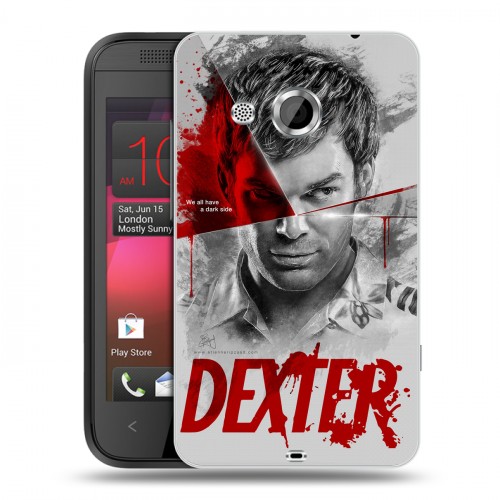 Дизайнерский пластиковый чехол для HTC Desire 200 Декстер