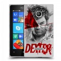 Дизайнерский пластиковый чехол для Microsoft Lumia 435 Декстер