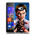 Дизайнерский пластиковый чехол для Microsoft Lumia 540 Декстер