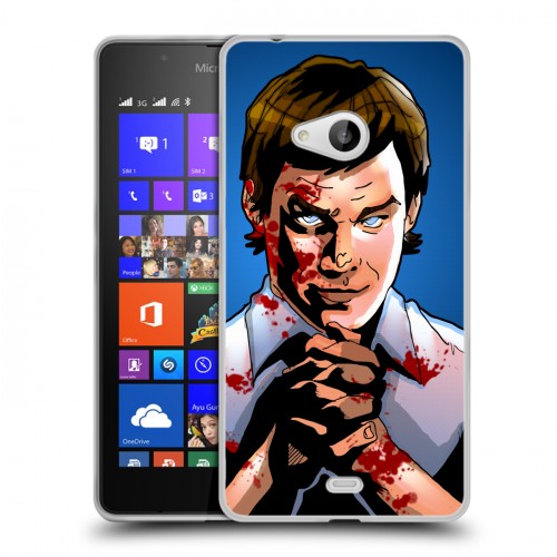 Дизайнерский пластиковый чехол для Microsoft Lumia 540 Декстер