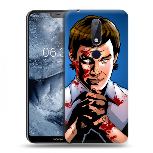 Дизайнерский пластиковый чехол для Nokia 6.1 Plus Декстер