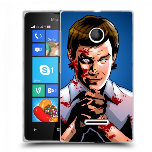 Дизайнерский пластиковый чехол для Microsoft Lumia 435 Декстер